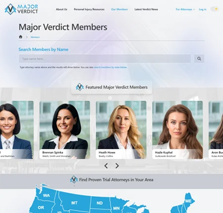 Find personal injury attorneys with our member search