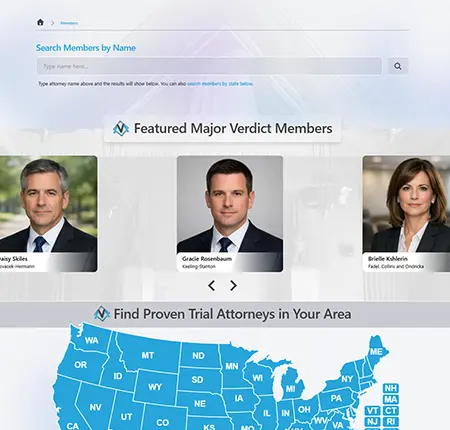 Find personal injury attorneys with our member search