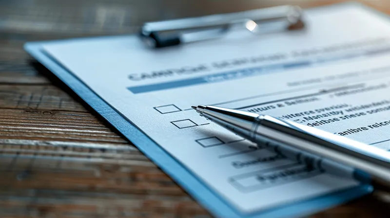 Jury verdict form being filled out